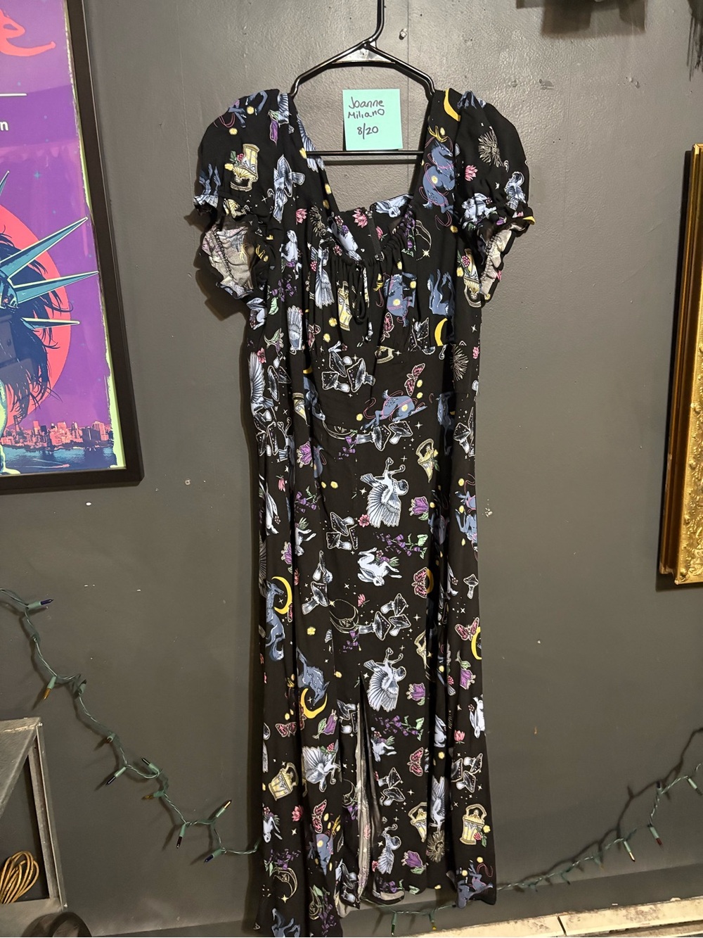 Hell Bunny Moonlit Midi dress. 2XL.